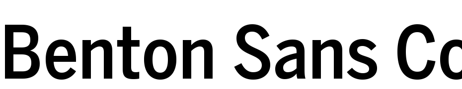 Benton Sans Cond Medium Yazı tipi ücretsiz indir